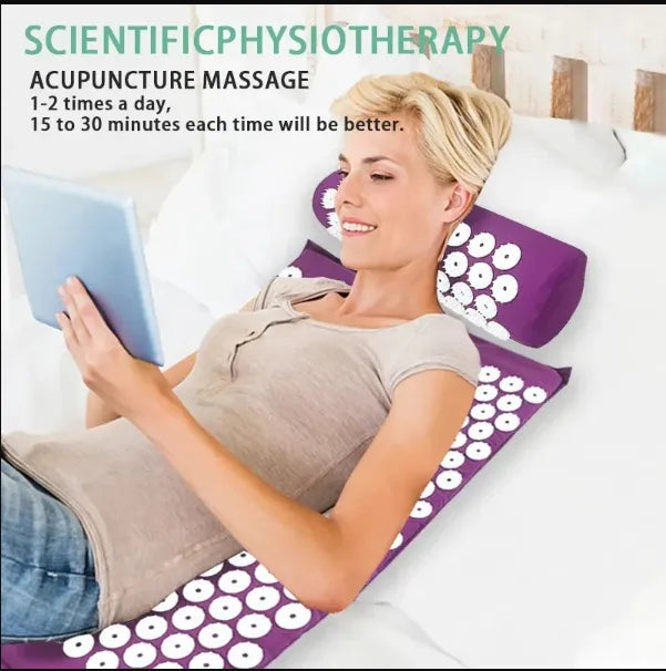 FORGEWELL ZenRecovery Acupressure Mat & Pillow Set