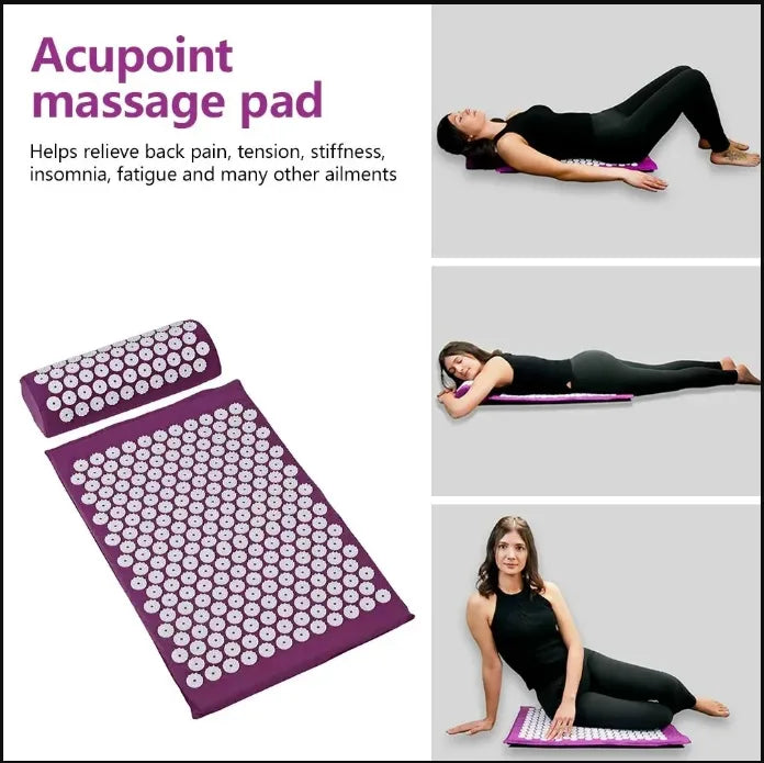FORGEWELL ZenRecovery Acupressure Mat & Pillow Set
